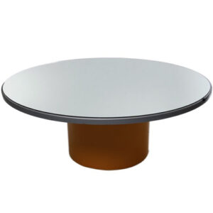 MESA ESPELHO REDONDA BAIXA