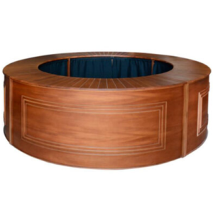 OPEN BAR AMALFI DE MADEIRA MÓDULO REDONDO - 4 MÓDULOS